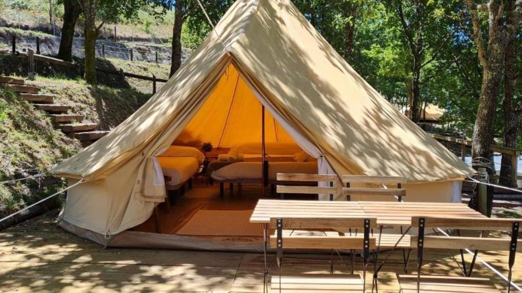 Hotel Glamping Aventura Atalaia Cotobade Esterno foto